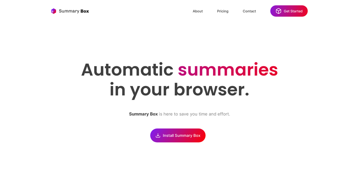 Summary Box gallery image