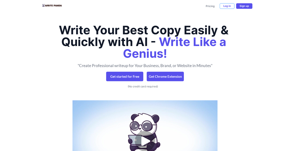 Write Panda gallery image