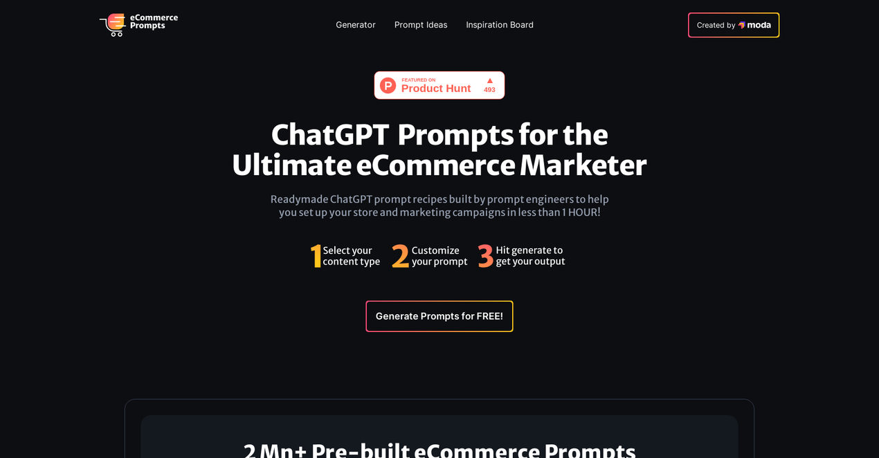 ECommerce ChatGPT Prompts gallery image
