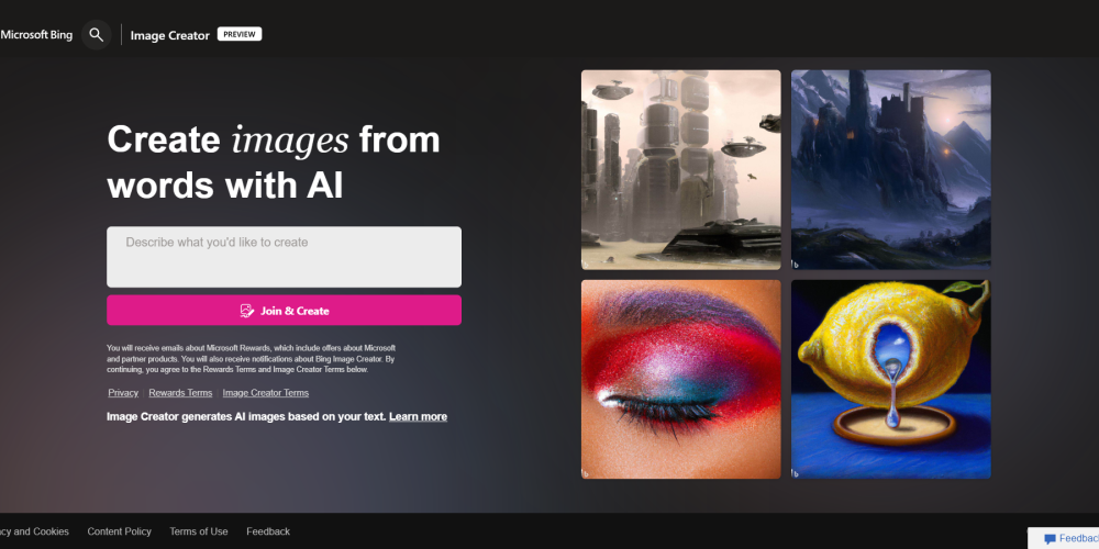 Bing Image Creator gallery image
