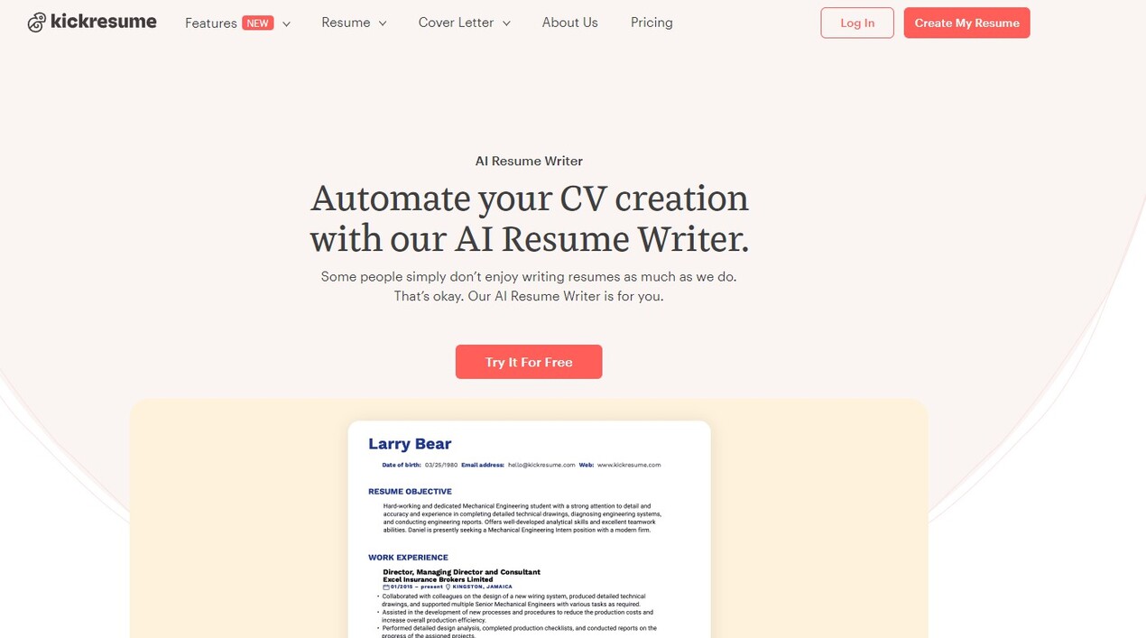 AI Resume Writer gallery image