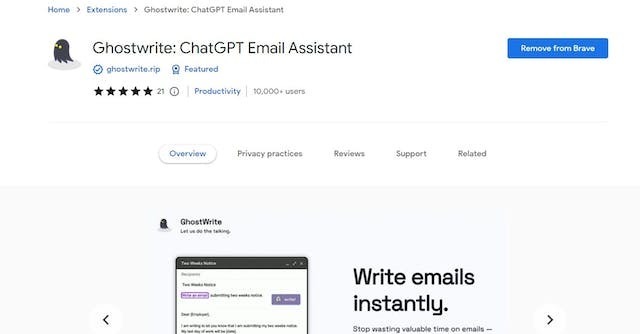 Ghostwrite gallery image