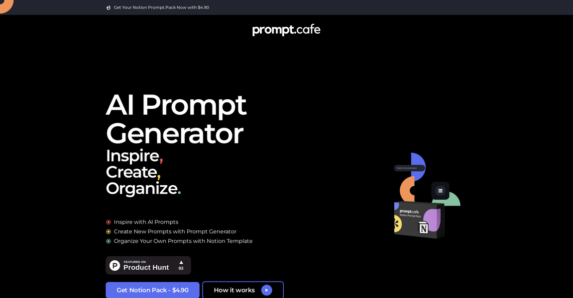 Prompt.Cafe gallery image