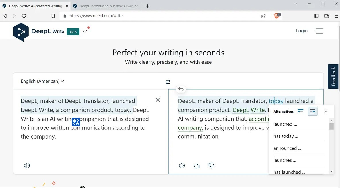 DeepL Write AI Powered Writing Enhancer For English And German 