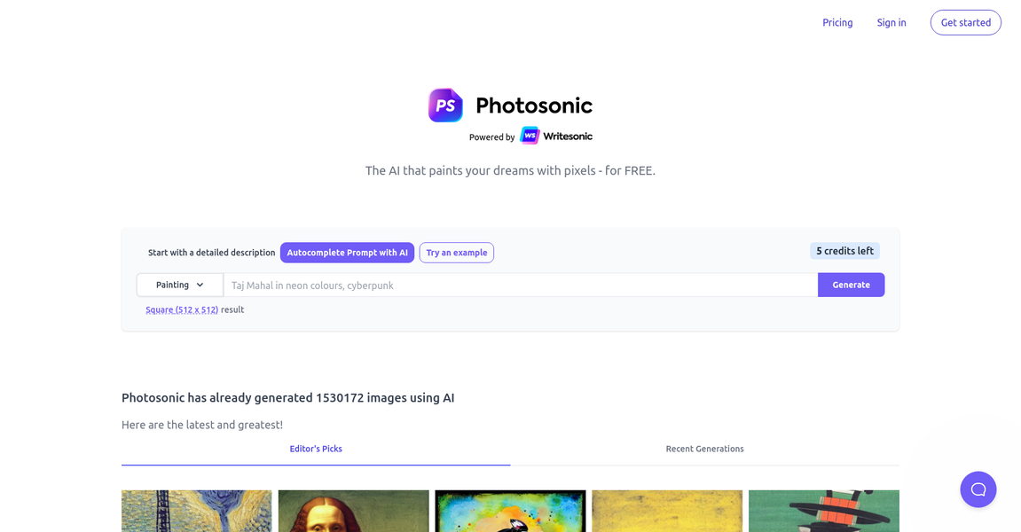 Photosonic AI gallery image
