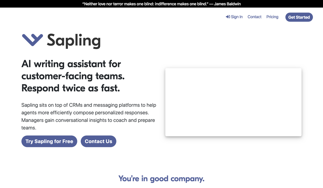 Sapling AI gallery image