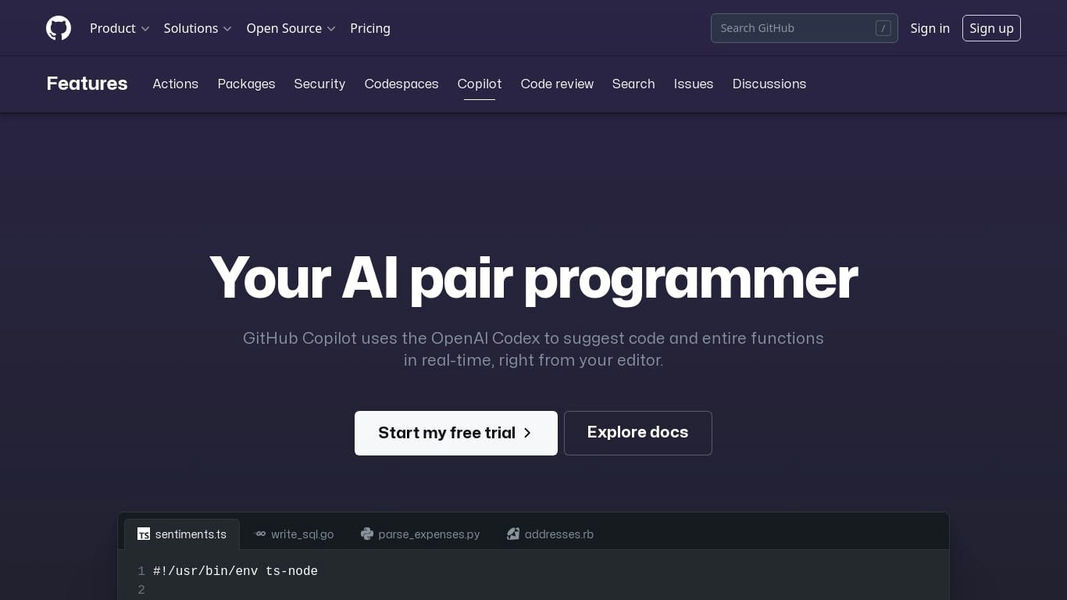 GitHub Copilot gallery image