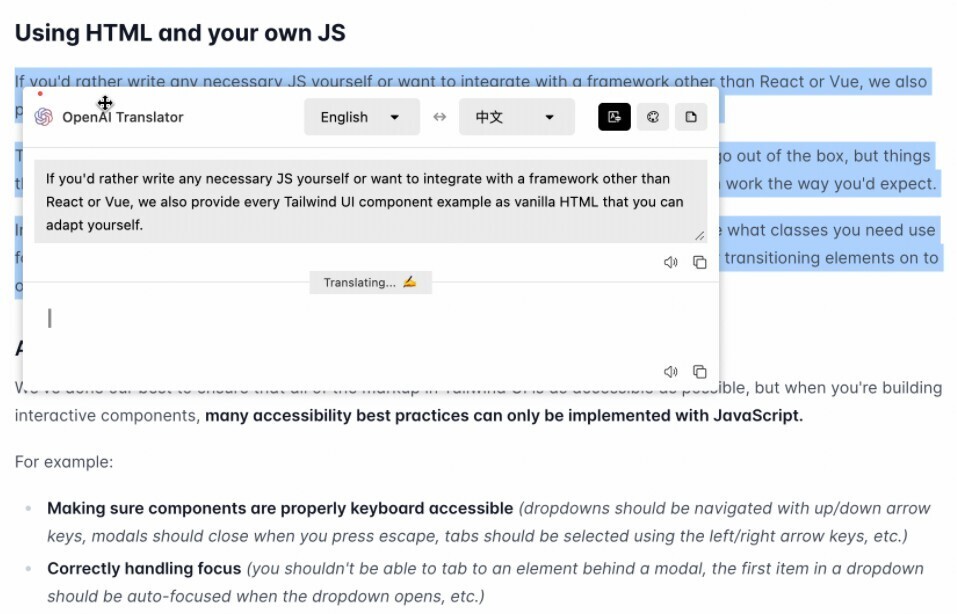 OpenAI Translator Global Language Assistant Translate Polish 