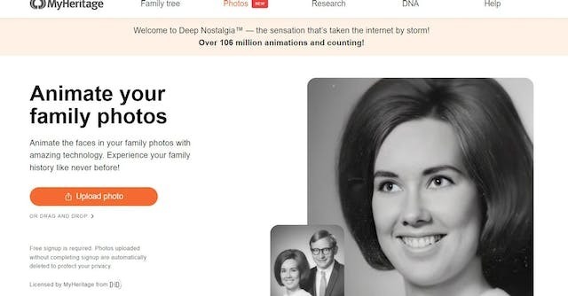 Deep Nostalgia gallery image