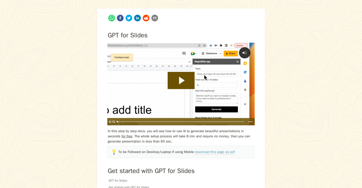 GPT for Slides gallery image