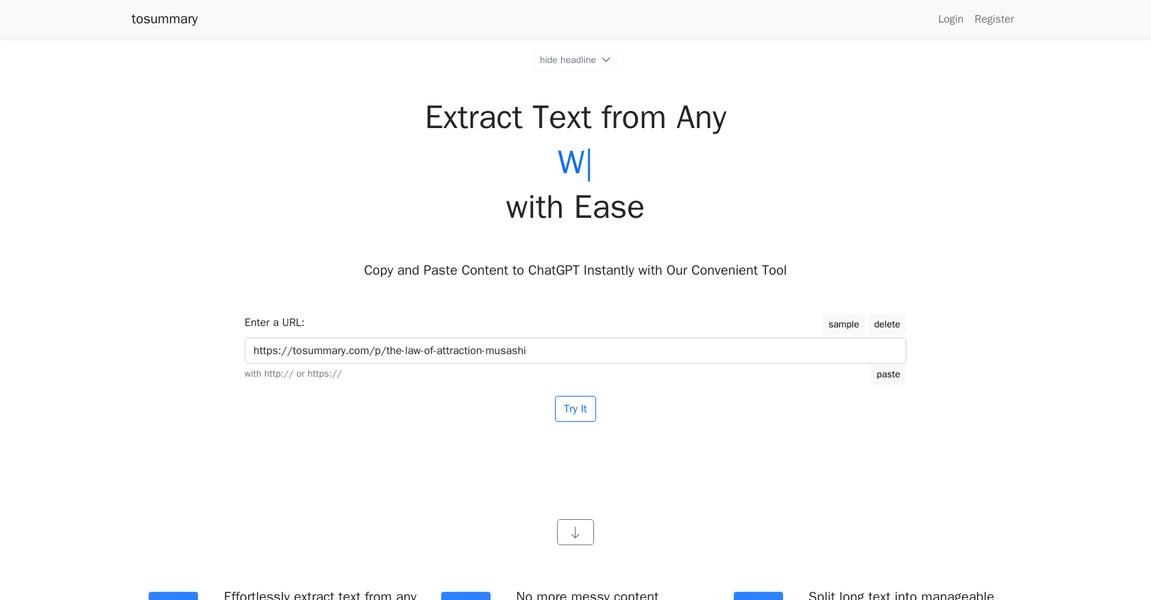 Tosummary gallery image