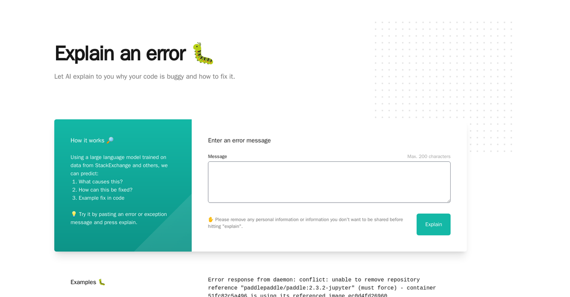 Explain An Error gallery image
