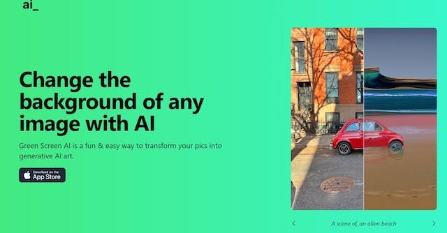 Green Screen AI gallery image