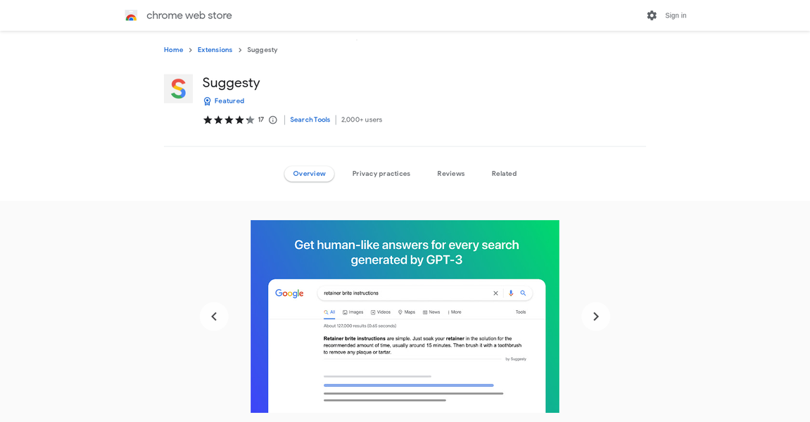 Suggesty gallery image