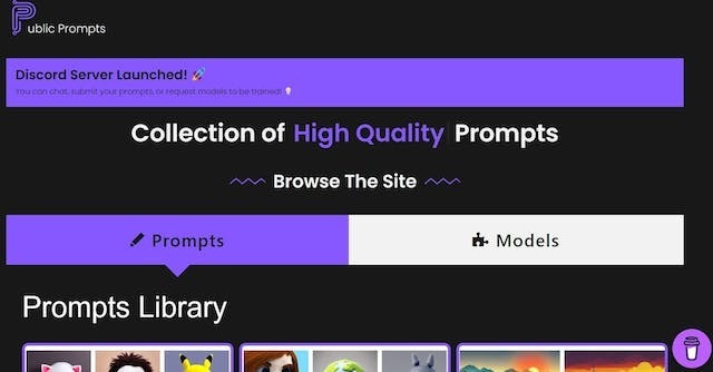 Public Prompts gallery image