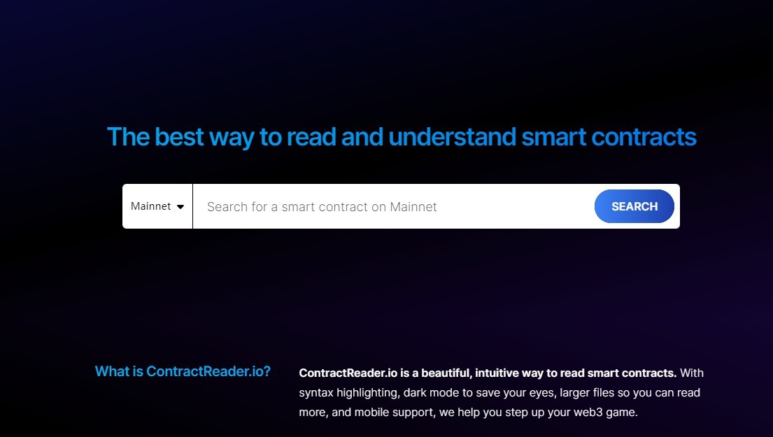 ContractReader.io gallery image