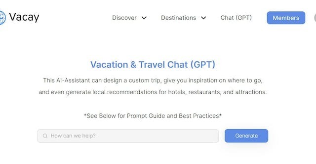 Vacation & Travel Chat gallery image