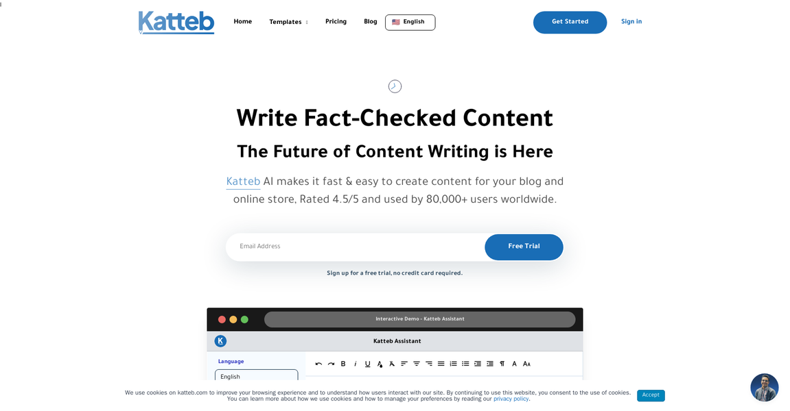 Katteb AI Article Writer gallery image