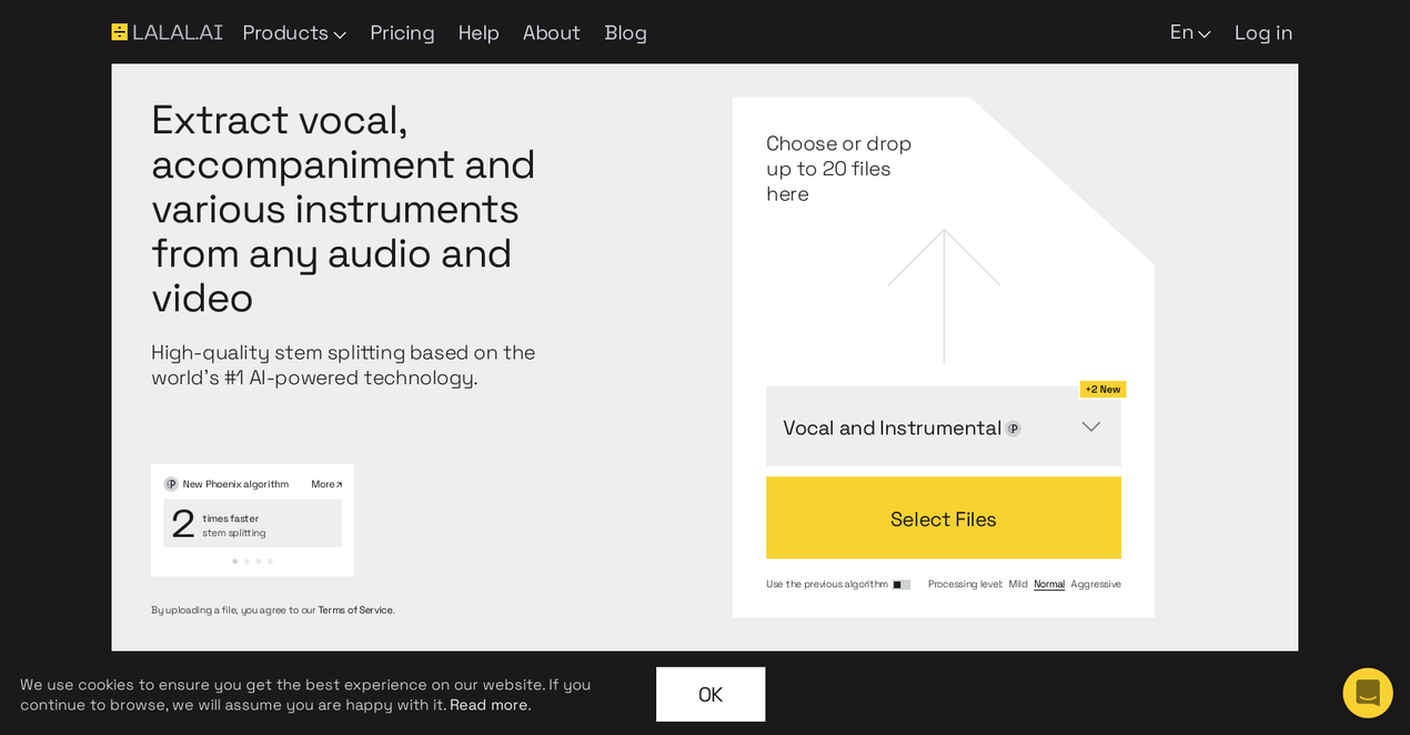 LALAL.AI Voice Cleaner gallery image