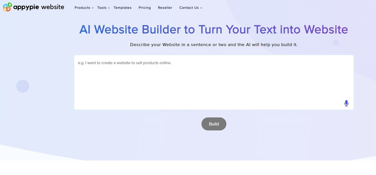 appypie website gallery image