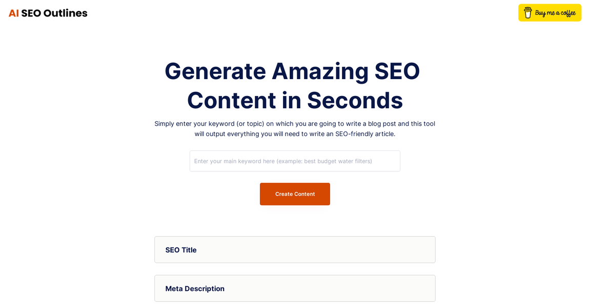 AI SEO Outlines gallery image