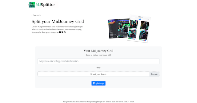 Midjourney Splitter gallery image