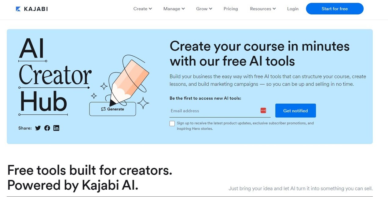 The AI Creator Hub by Kajabi gallery image