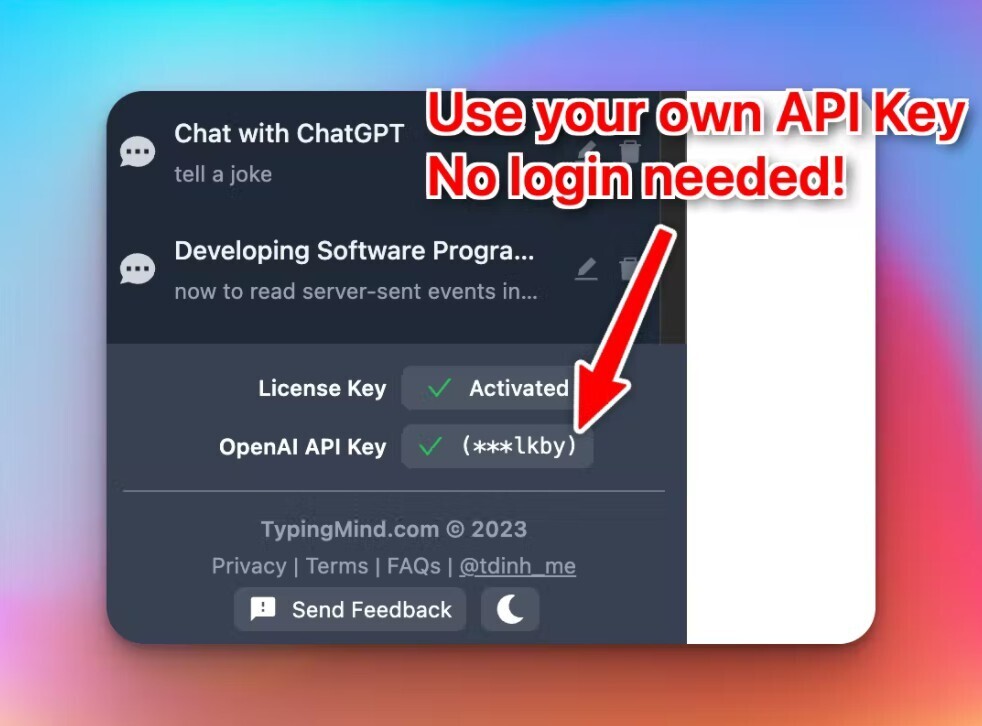 Typingmind gallery image