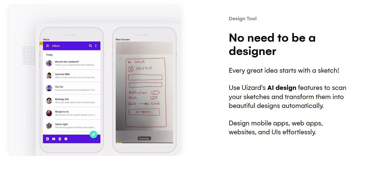 Uizard gallery image