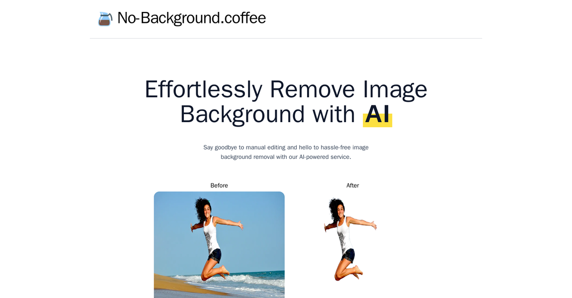 No Background Coffee gallery image