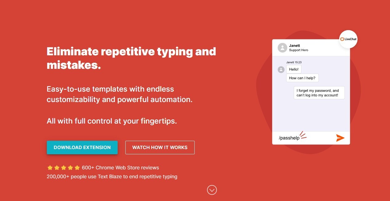 Text Blaze gallery image