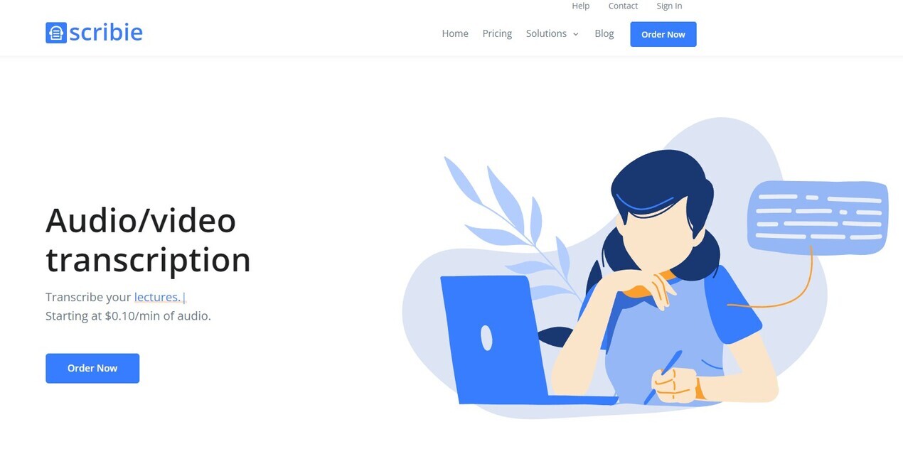 Scribie gallery image