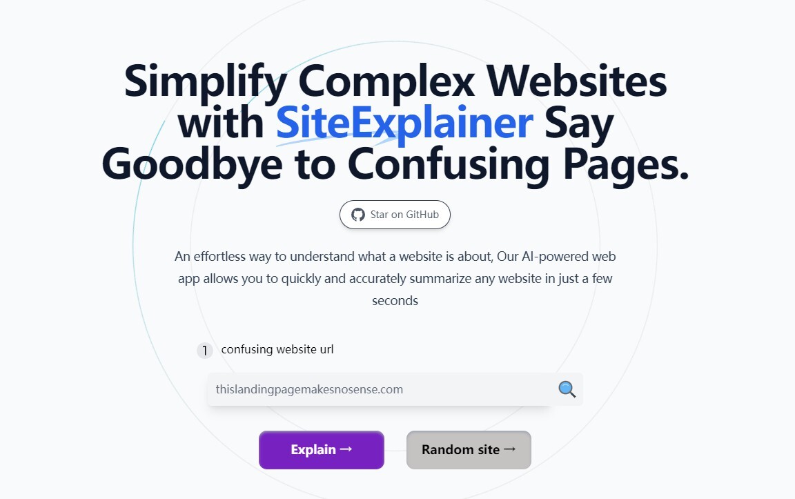 SiteExplainer gallery image