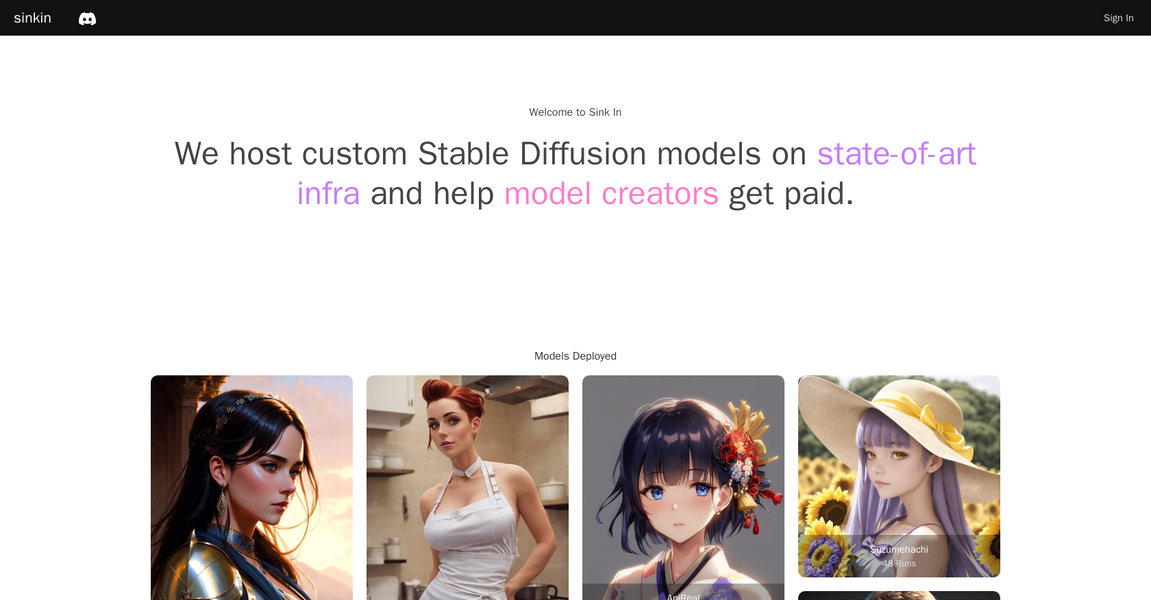 Sinkin gallery image