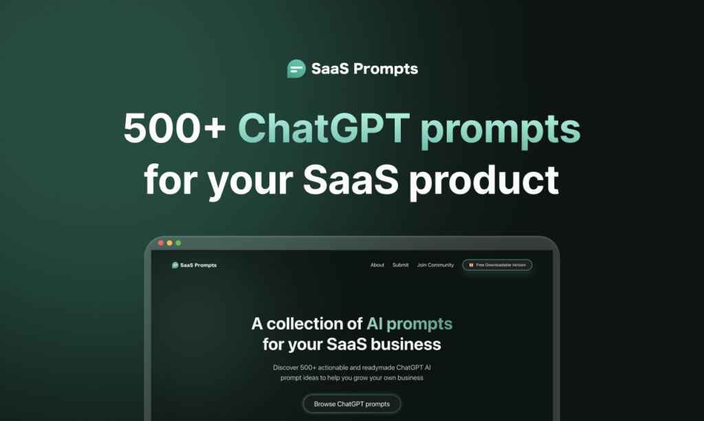 SaaS Prompts gallery image