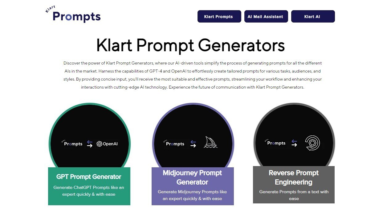 Klart Prompts gallery image