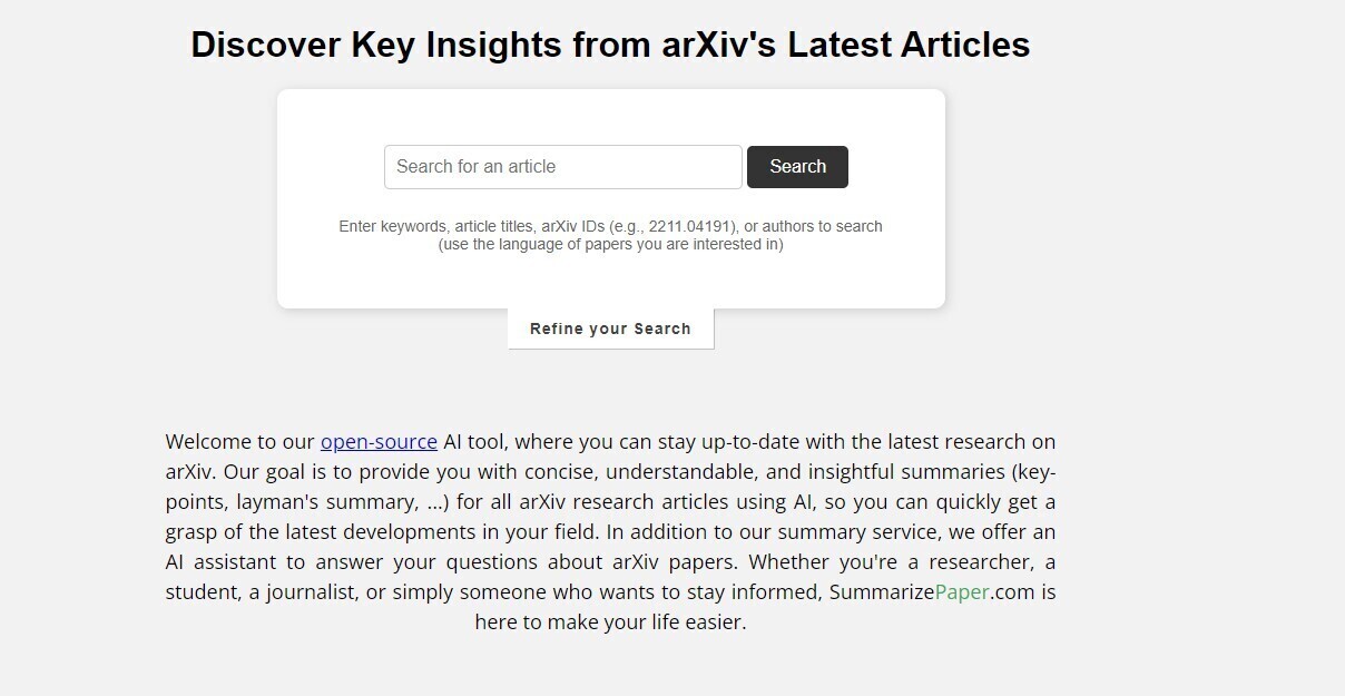 SummarizePaper gallery image