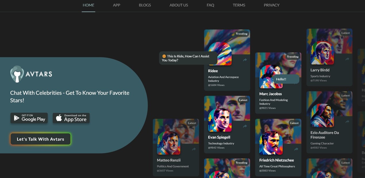 Avtars gallery image