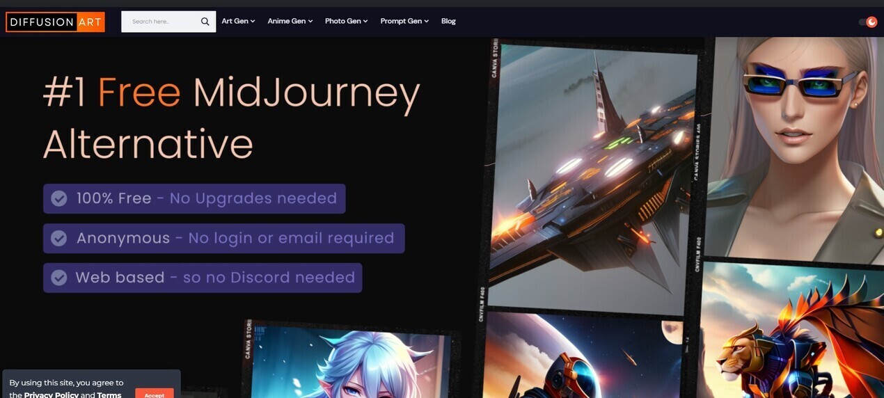 Diffusion Art gallery image