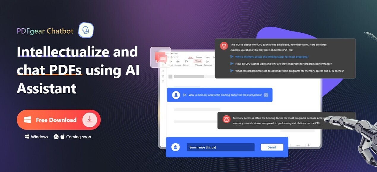 PDFgear Chatbot gallery image