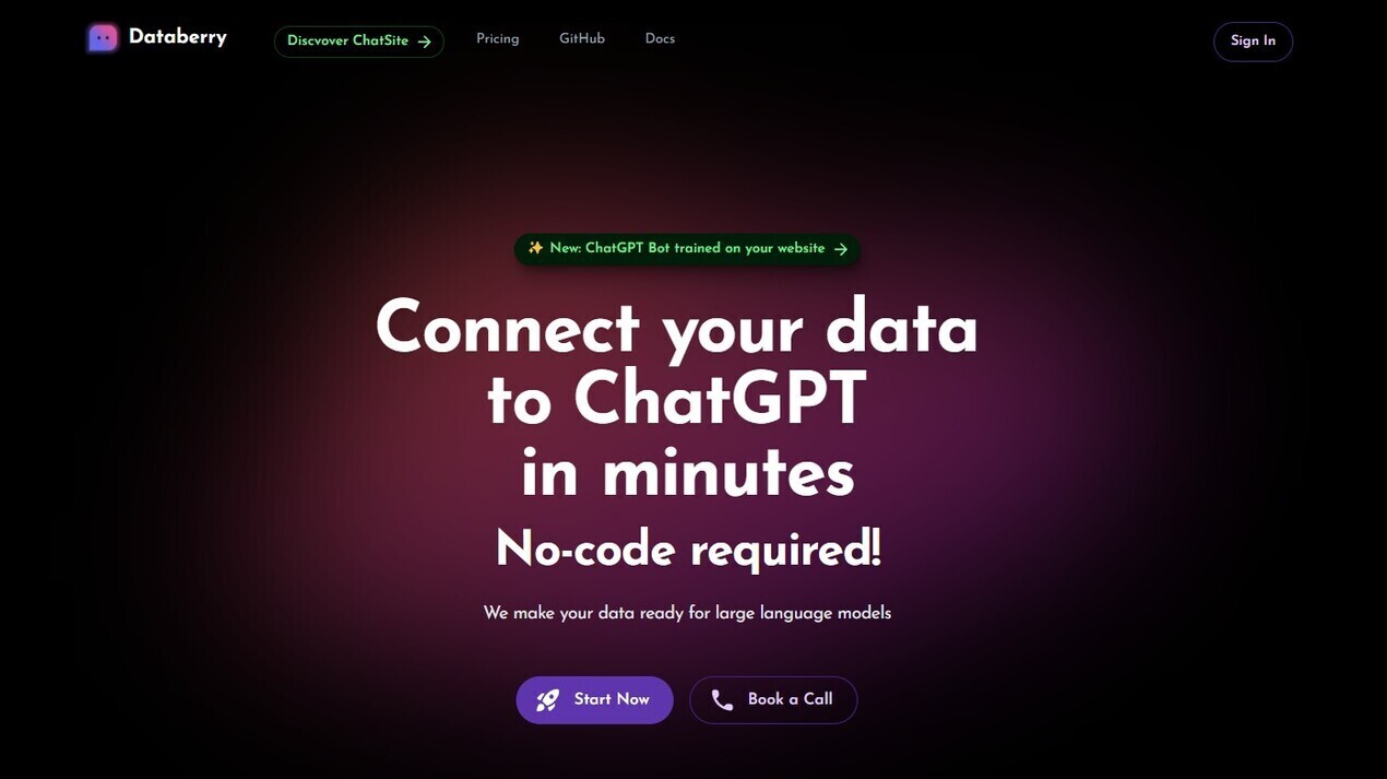 ChatSite By Databerry gallery image