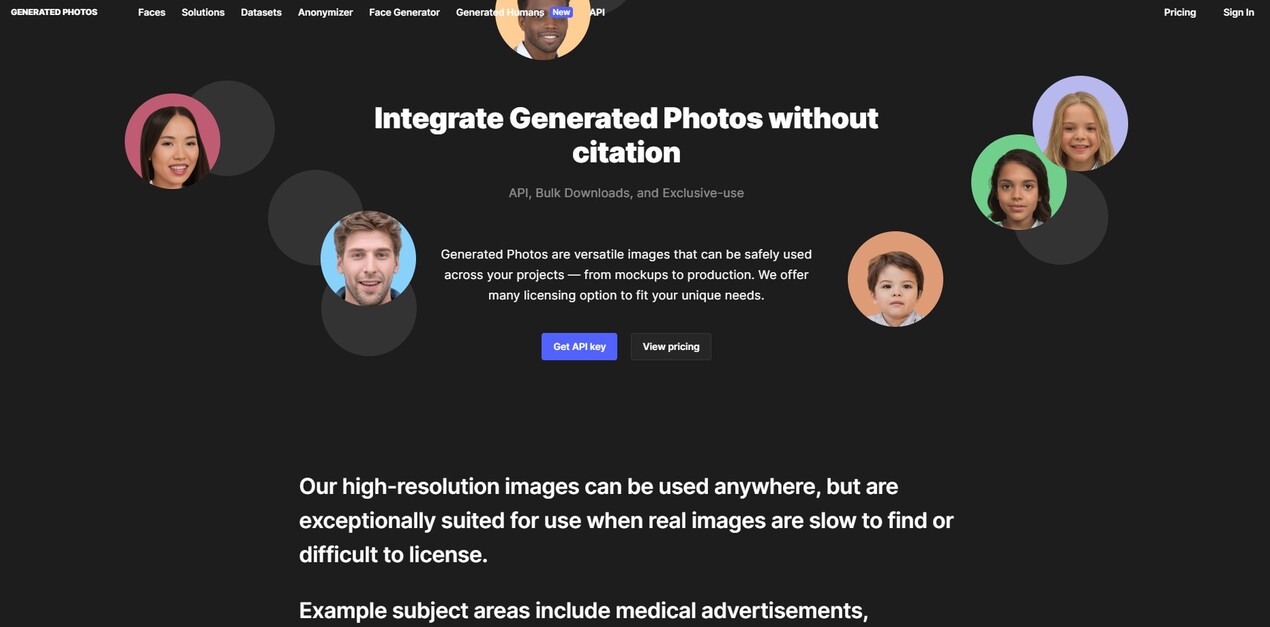 Generated.Photos Api gallery image