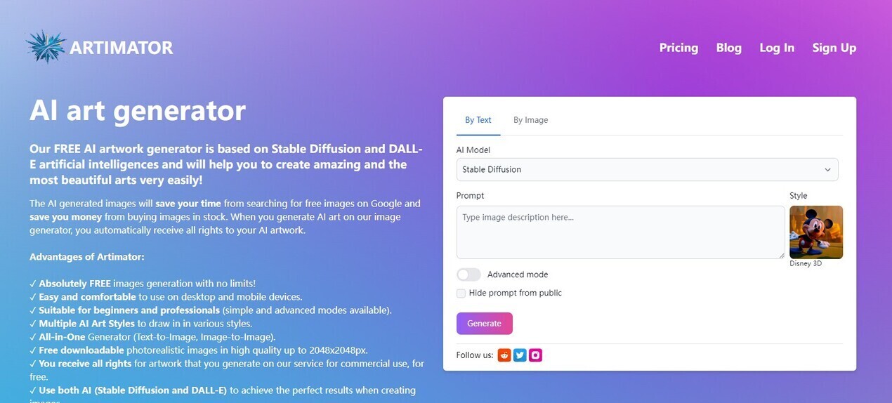 Artimator gallery image