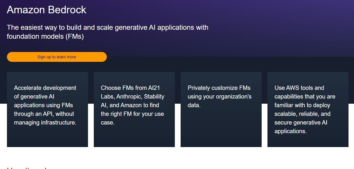 Amazon Bedrock gallery image