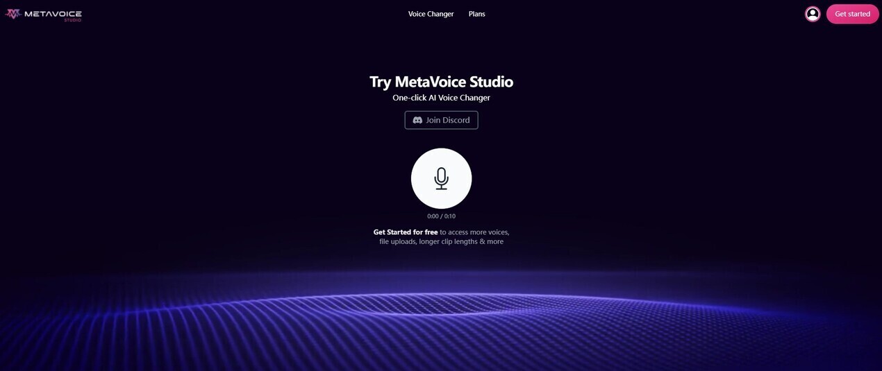 MetaVoice Studio gallery image