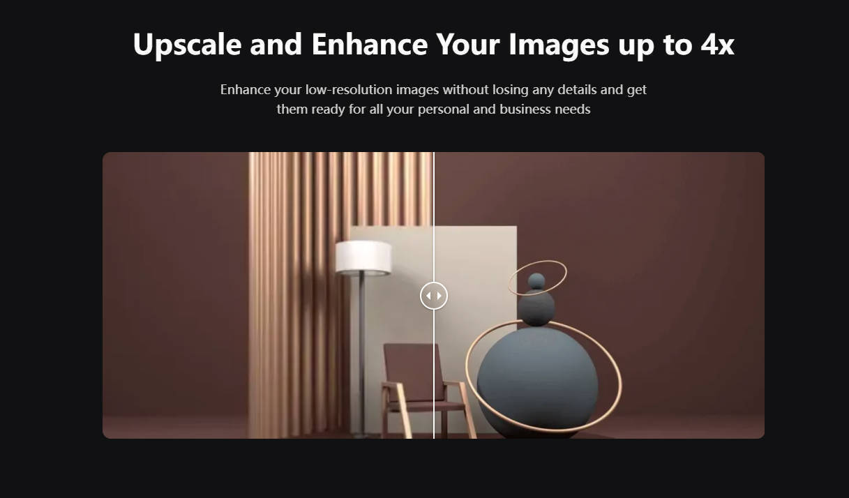 Upscale media gallery image