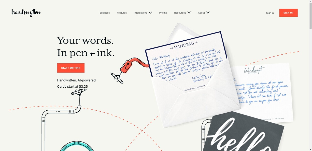 Handwrytten gallery image