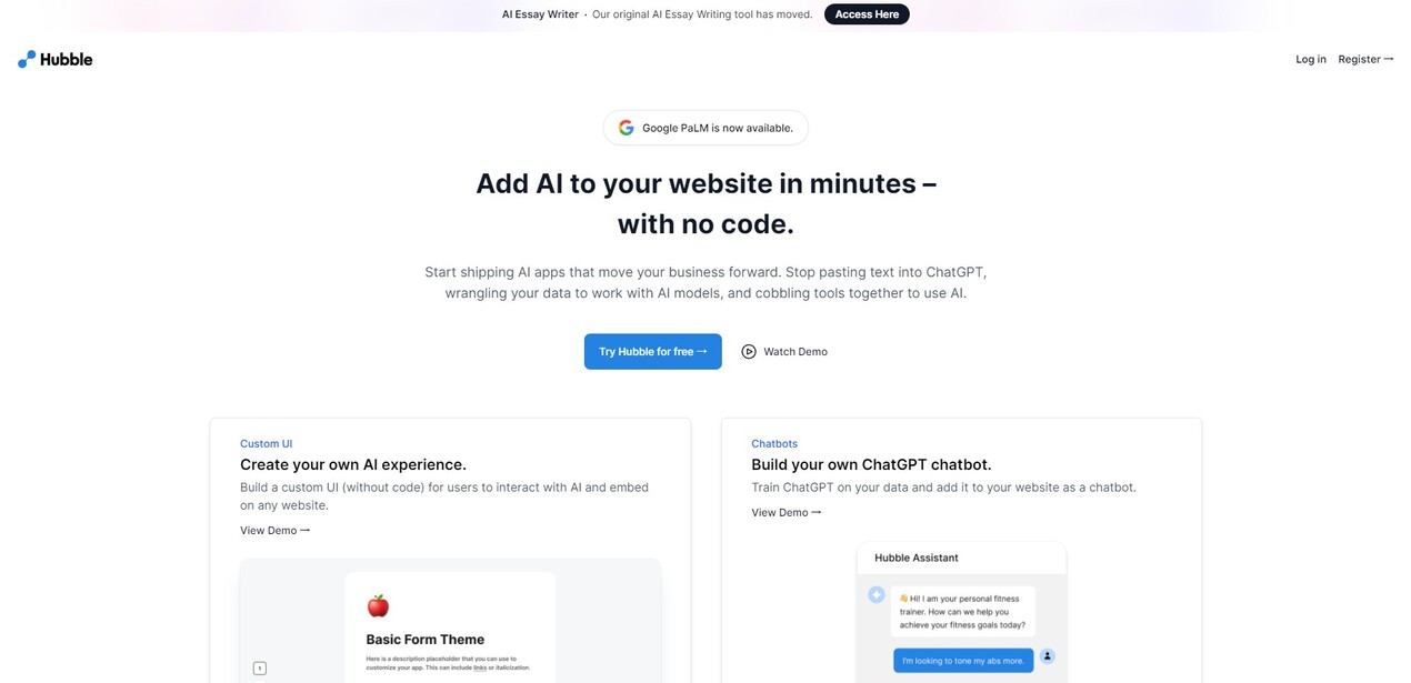 Hubble with Google PaLM gallery image