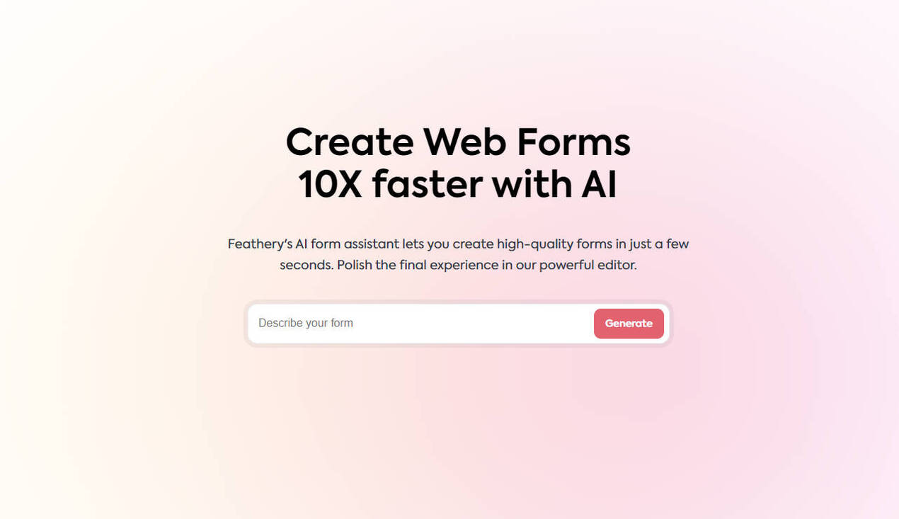 Feathery | AI form builder gallery image