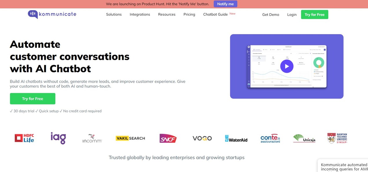 Kommunicate gallery image